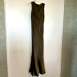 Dynasty London gold maxi dress, size UK 12/US 8, runs small